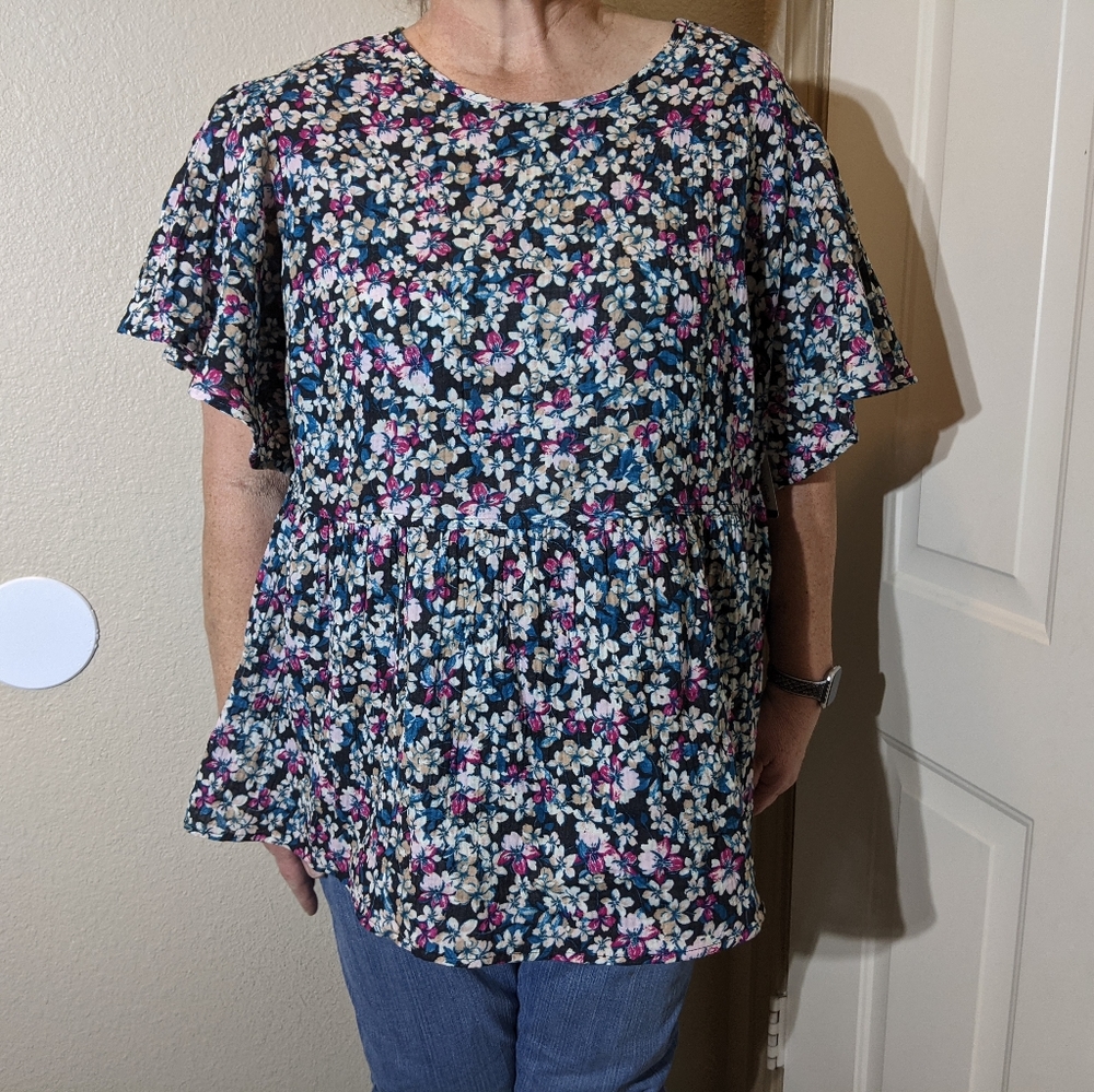 (NWT) Terra & Sky Plus Size Top